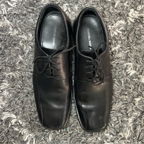 Johnston & Murphy Other - Johnston & Murphy Mens Black Leather Oxfords Dress Shoes Size 10.5M